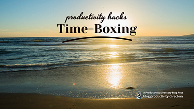 Time-Boxing image