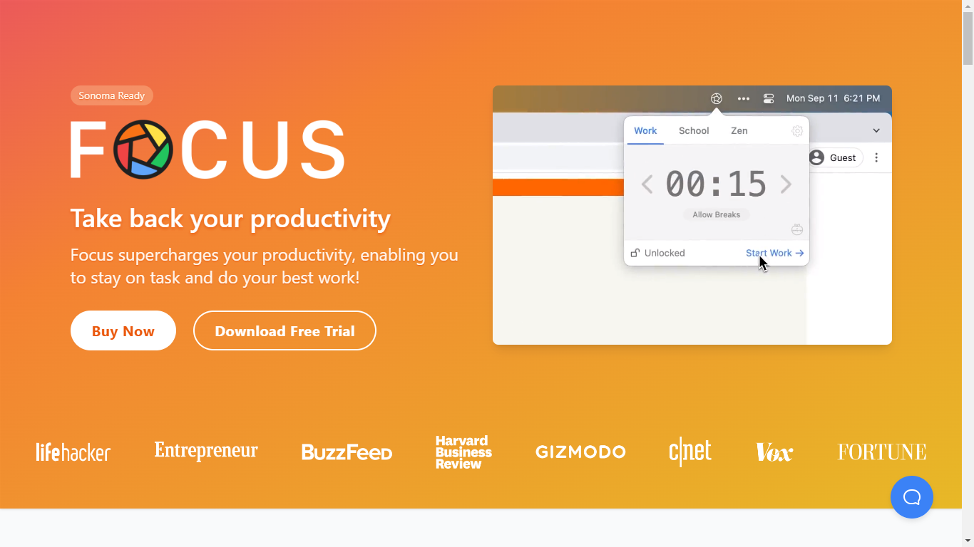 HeyFocus Home Page