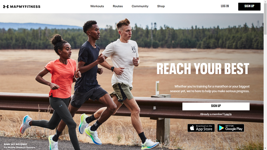 Run trainer app under armour on sale