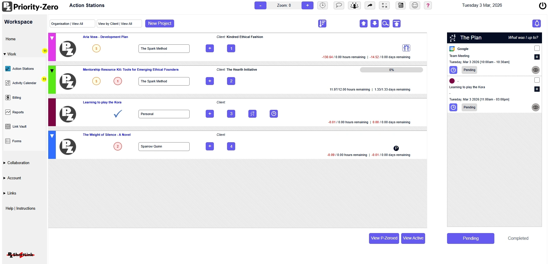 Priority-Zero Home Page