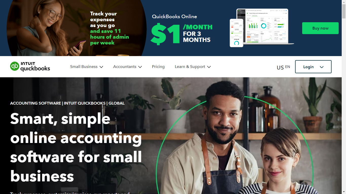 QuickBooks Home Page