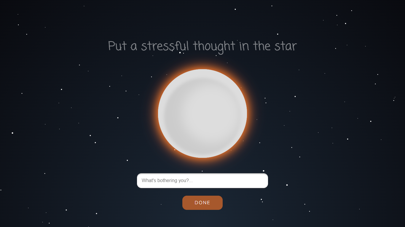 Pixel Thoughts: Reduce Stress Home Page