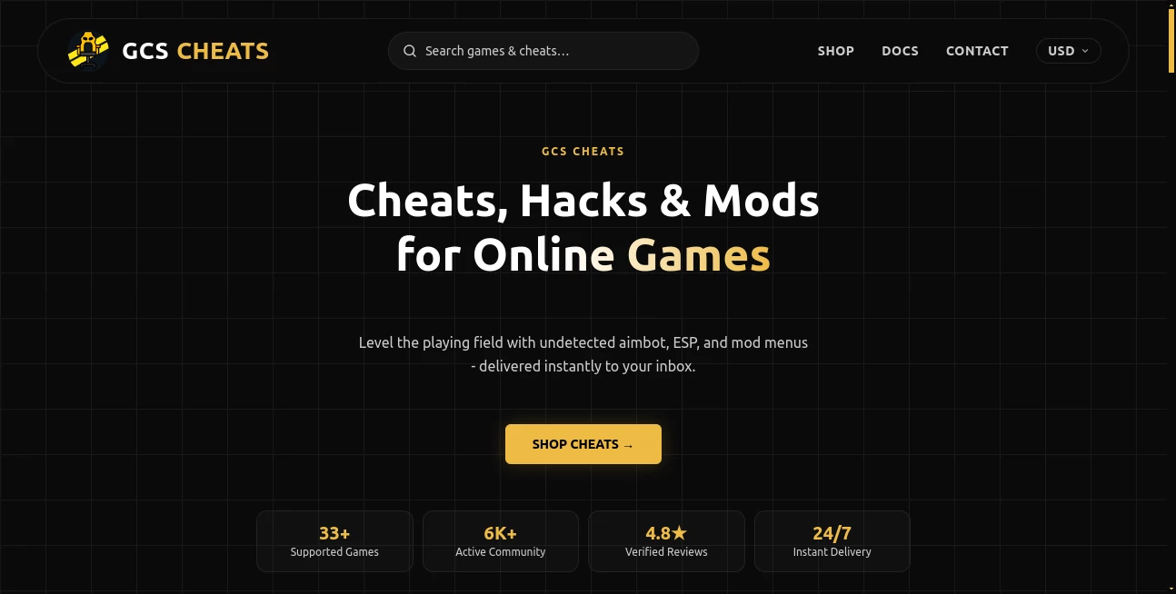 GCS Cheats  Home Page