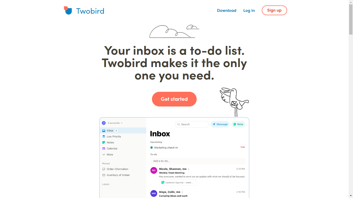Twobird Home Page