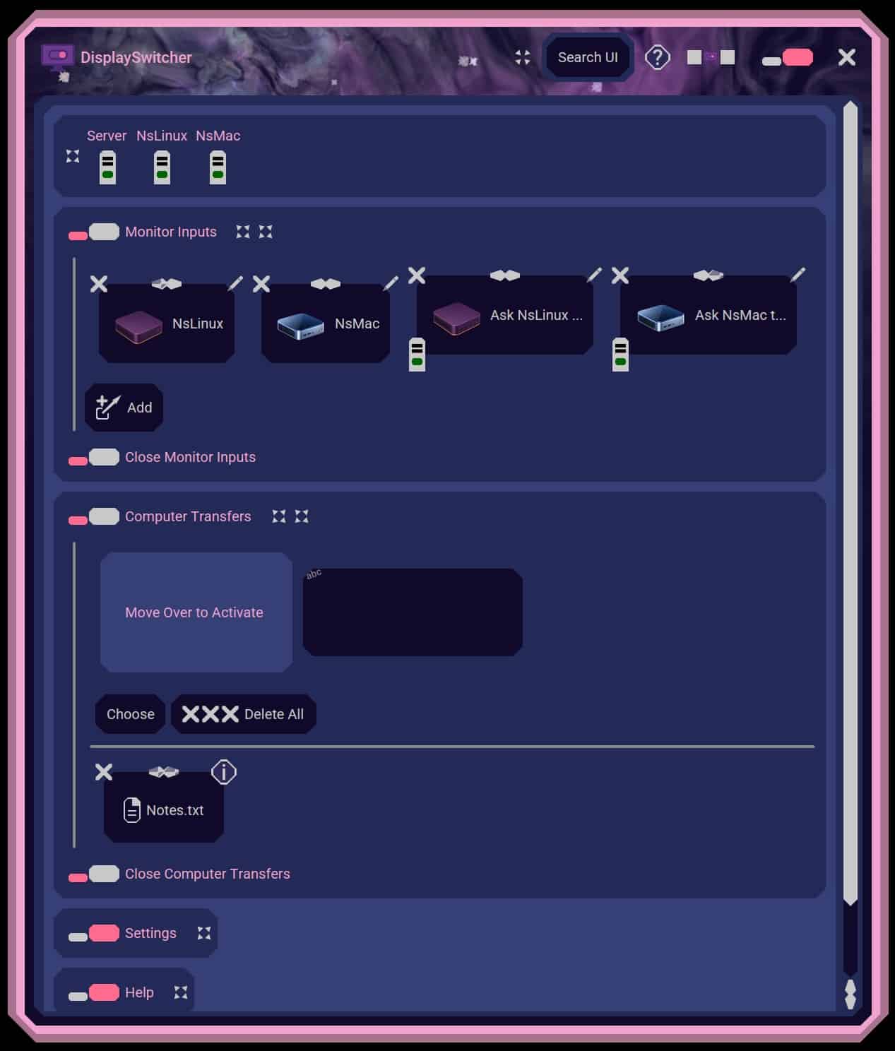 DisplaySwitcher Home Page