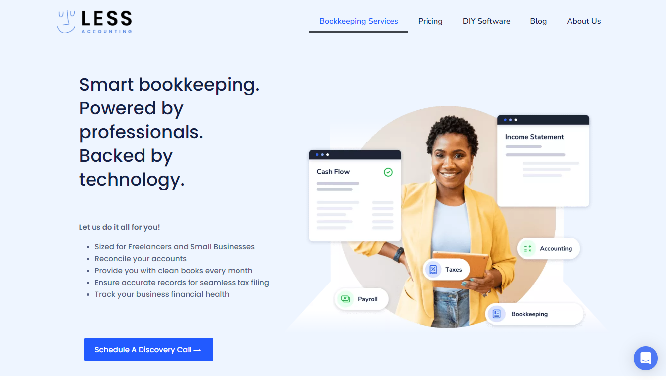 LessAccounting Home Page