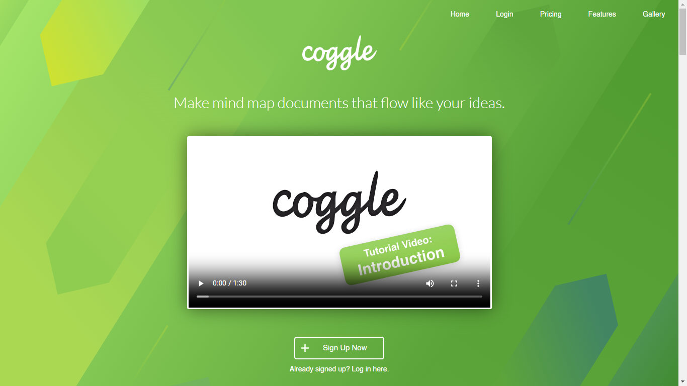 Coggle Home Page
