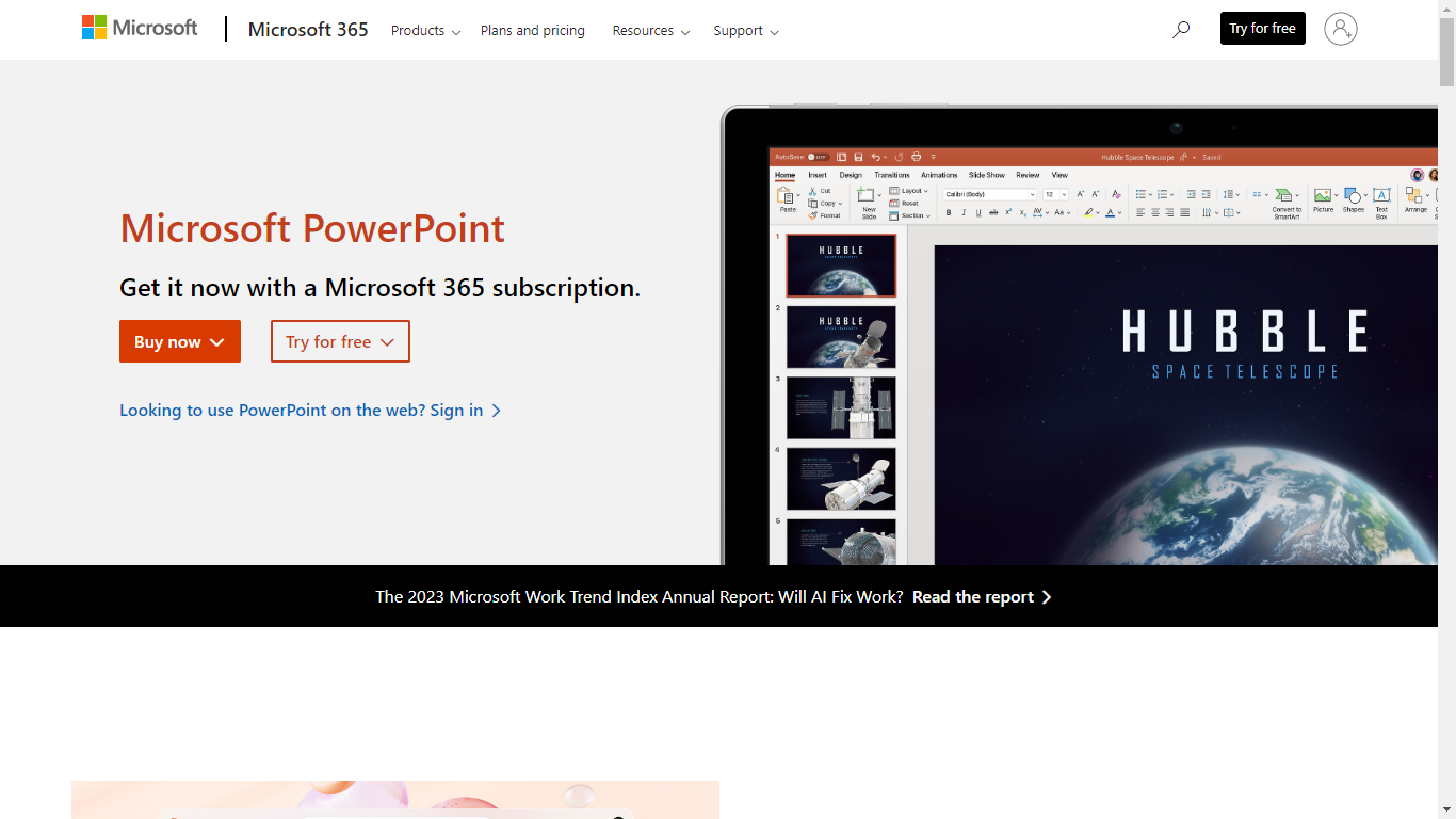 Microsoft PowerPoint Home Page