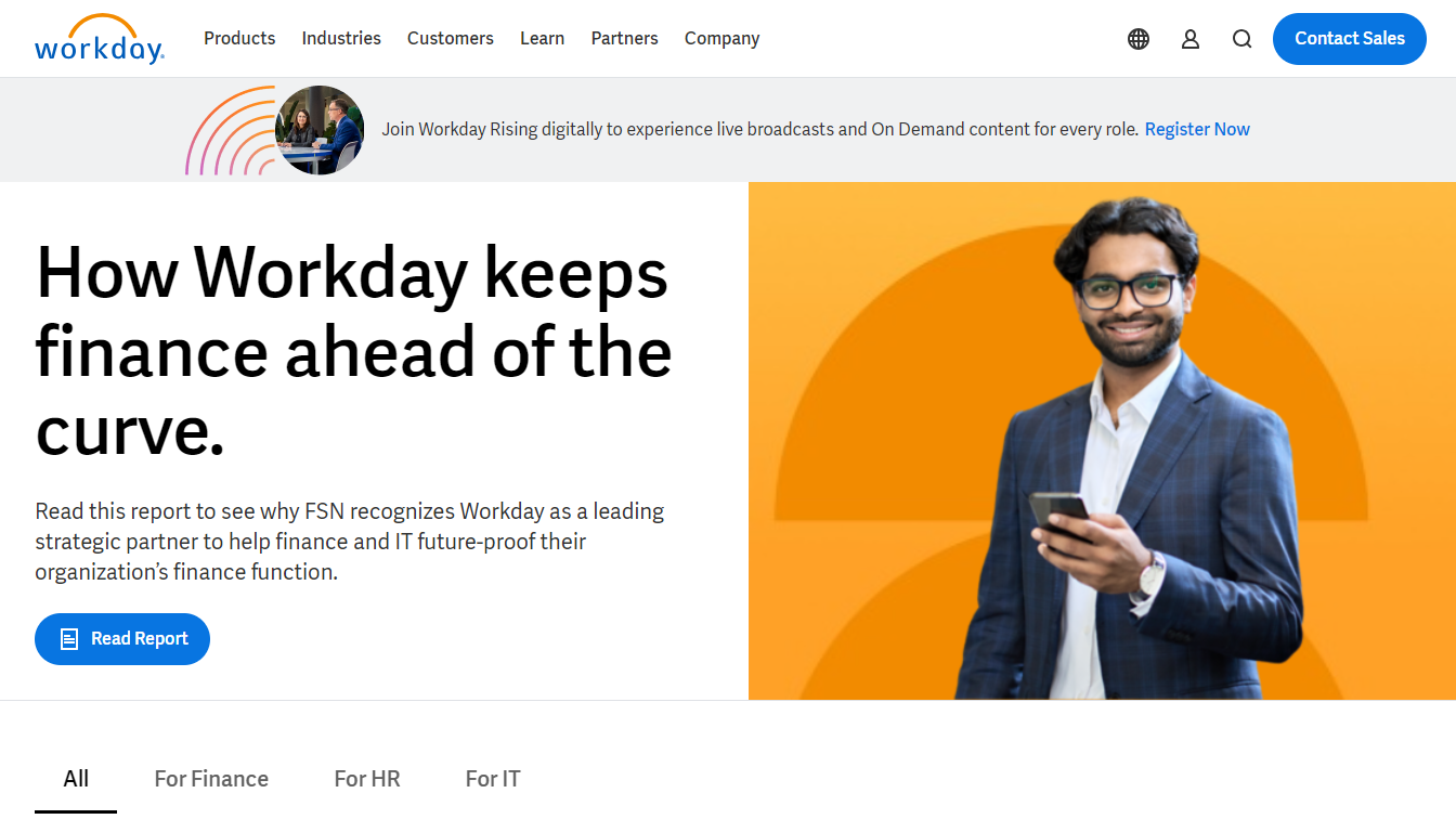 Workday Home Page