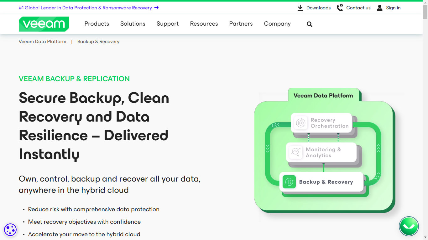 Veeam Home Page