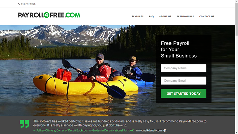 Payroll4Free Home Page